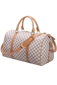 Tan & Cream Petite Duffle