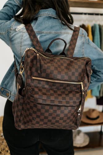 Black & Brown Backpack