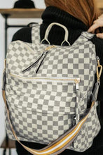 Load image into Gallery viewer, Gray &amp; Cream Backpack
