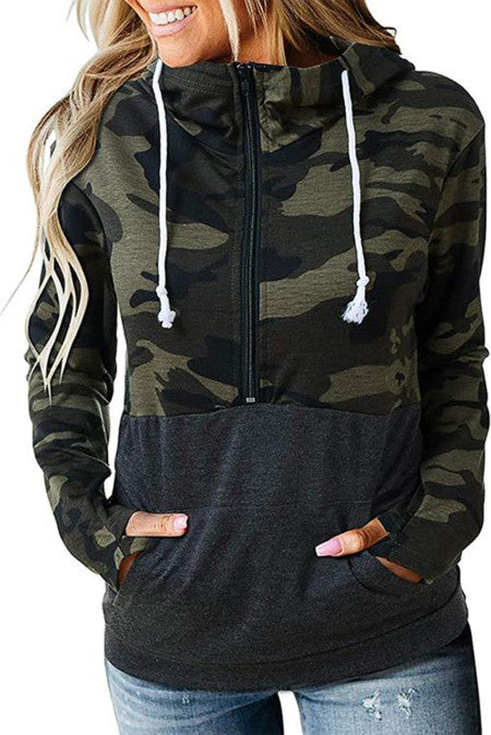 Camouflage Pocket Hoodie