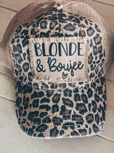Load image into Gallery viewer, Blonde &amp; Boujee Hat: Leopard
