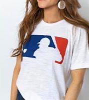 Load image into Gallery viewer, Baseball Love Graphic Tee: White
