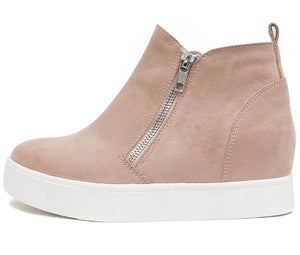 Girls Day Out // Dusty Rose // Wedge Sneakers