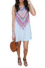 Load image into Gallery viewer, Aztec + Boho Dress
