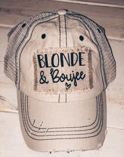 Load image into Gallery viewer, Blonde &amp; Boujee Hat White/light khaki
