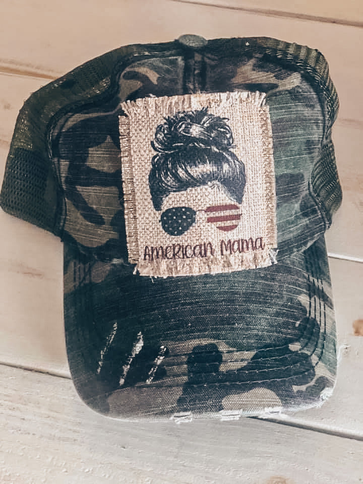 Camo American Mama Hat