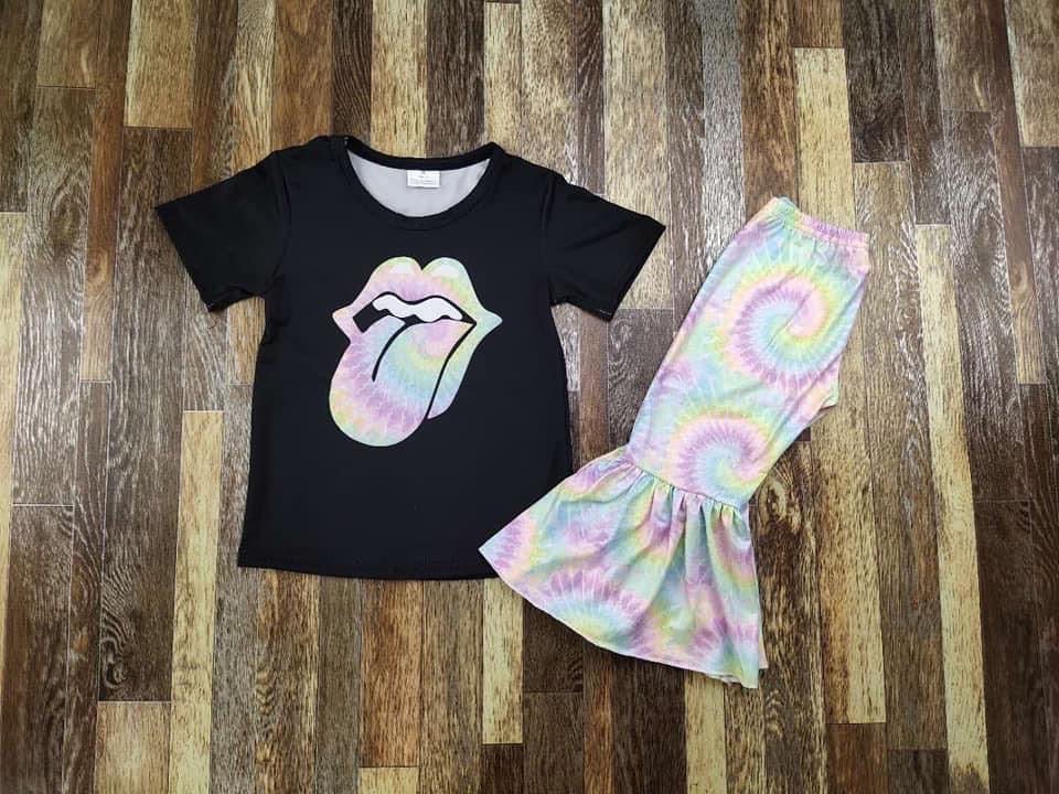 Rock N Roll + Tie Dye // Girls Set