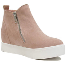 Load image into Gallery viewer, Girls Day Out // Dusty Rose // Wedge Sneakers
