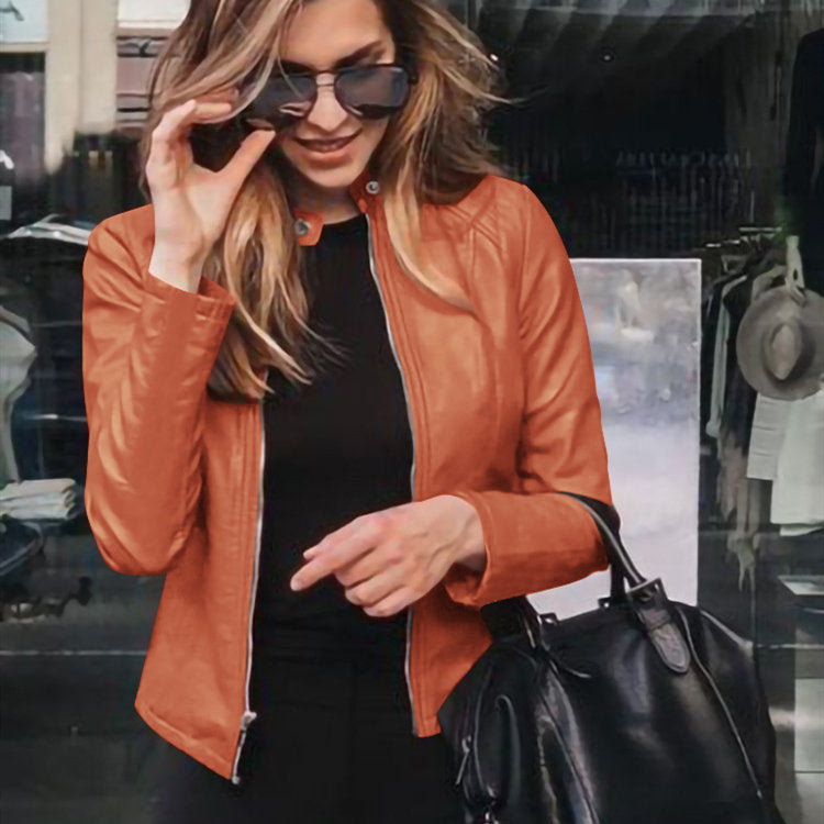 The Perfect Jacket // Leather // Rust