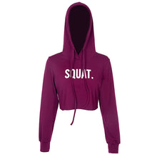 Load image into Gallery viewer, Squat // Crop Hoodie
