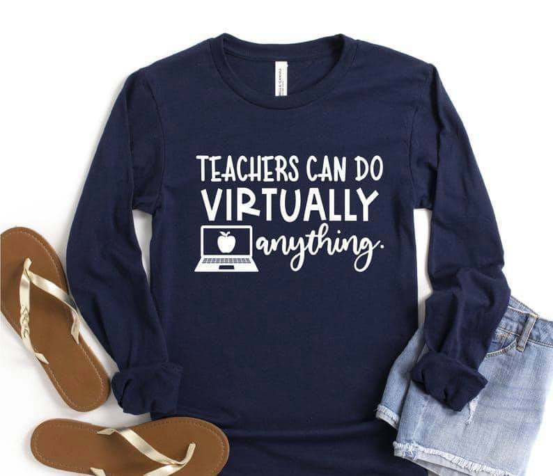 Teacher Graphic Long Sleeve Shirt